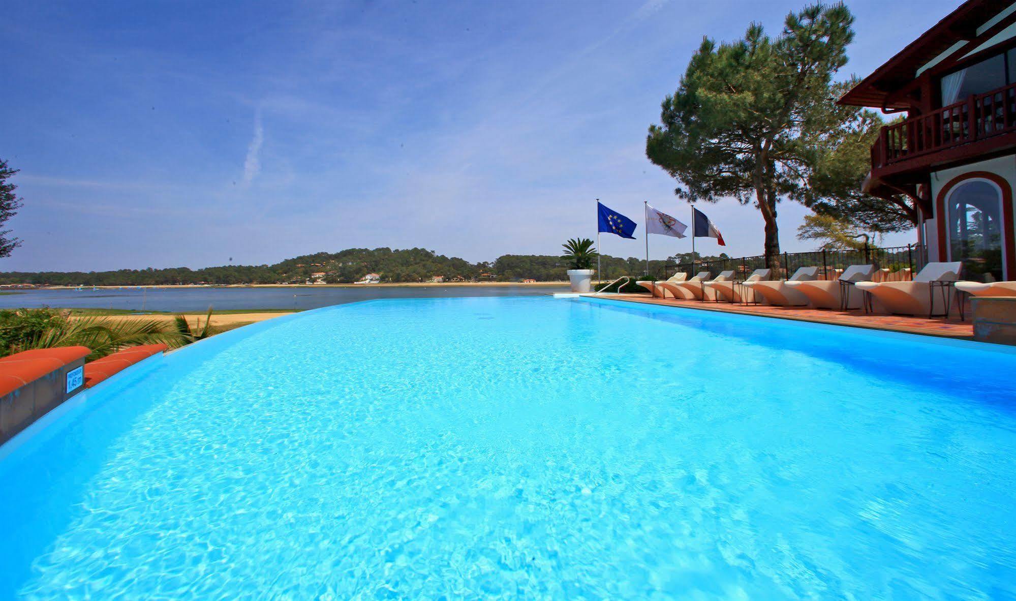 Hôtel Les Hortensias du Lac Soorts-Hossegor Exterior foto